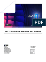 ANSYS Mechanism Reduction Best Practices