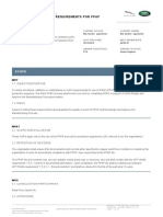 JLR Customer Specific Requirements For Ppap: Scope