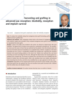 Autogenous Bone Harvesting and Grafting in Advanced Jaw Resorption - Morbidity, Resorption and Implant Survival