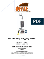 171-193 - Permeability Plugging Tester, 5000 PSI