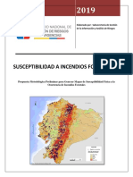 Metodología Susceptibilidad Incendios Forestales Escala 1 50000