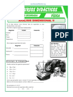 Ecuaciones Dimensionales para Tercer Grado de Secundaria