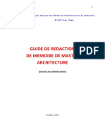 Guide de Memoire de Master