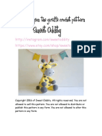 Sweet Oddity: Grayson The Giraffe Crochet Pattern