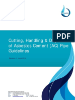 Cutting, Handling & Disposal of Asbestos Cement (AC) Pipe Guidelines