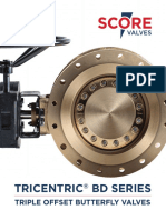 Tricentric BD Series: Triple Offset Butterfly Valves