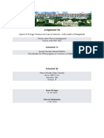 Assignment On: Impact of Foreign Commercial Loan On Domestic Credit Market of Bangladesh