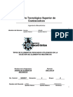 Investigacion Diferentes Tipos de Elementos Roscados Utilizados en La Sujeción de Elementos Mecánicos