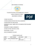 Maximum Power Transfer Theorem