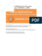 04 La Comparativa Drivers para Motores Paso A Paso