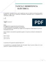 Capacitancia y Resistencia