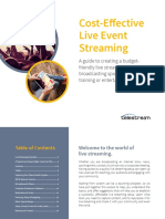 Cost-Effective Live Event Streaming