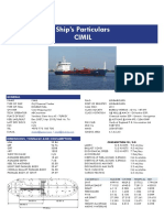 Cimil 9487378 Oil Chemical Tanker 71385