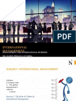 International Management: Management and International Business Mg. Karol Peralta Gutarra