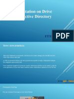 Presentation On Drive and Active Directory