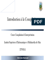 Cours Compilation ISIMS S1 PDF