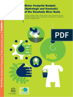 Water Footprint Analysis (Hydrologic and Economic) of The Guadania River Basin