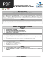 Programa Operativo Anual 2019 Dirección de Planeación para El Desarrollo Municipal