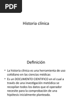 Historia Clínica