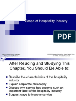 Scope of Hospitality Industry