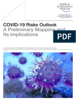 COVID-19 Risks Outlook: A Preliminary Mapping and Its Implications