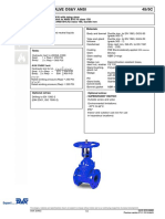 45-5C AVK Gate Valve O&SY-Non-UL - ANSI FF - Blue Epoxy - Dated 28-07-2019