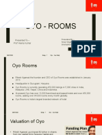 Oyo - Rooms: Presented To - Prof Veena Kumar