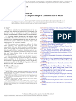 Determination of Length Change of Concrete Due To Alkali-Silica Reaction