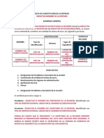 Acta y Estatutos Asociación o Corporación Sin JD Ni RF 03