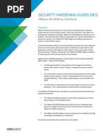 Security Hardening Guidelines: Vmware Sd-Wan by Velocloud