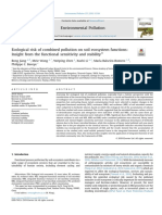 Ecological Risk of Combined Pollution On Soil Ecosystem Functions