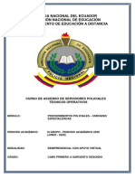 3-CBOP - Módulo de Procedimientos UNIDADES ESPECIALIZADAS