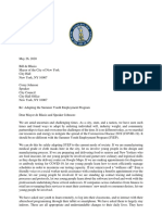 5-26-2020 Letter To Mayor de Blasio and Speaker Johnson On Adapting SYEP