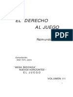 DINELLO El Derecho Al Juego