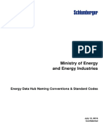 Ministry of Energy and Energy Industries: Energy Data Hub Naming Conventions & Standard Codes