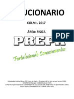 Solucionario COLMIL 2017 Área Física PDF