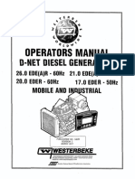 Operators Manual: D Net Diesel Generators