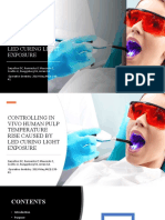 Controlling in Vivo Human Pulp Temperature Rise Caused by Led Curing Light Exposure