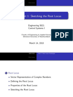 Unit 7: Part 1: Sketching The Root Locus: Engineering 5821: Control Systems I