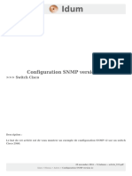 Configuration SNMP Version 2c