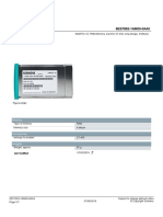 Data Sheet 6ES7952-1AM00-0AA0: Memory