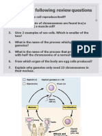 Bio 1 Topic 10 Cell Cycle and Cell Division