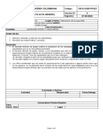 Acta Socializacion Notas 1 Periodo A Estudiantes