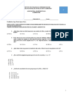 Examen Ii Parcial Matemática C