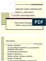 Entonacion y Sintaxis y Discurso 1