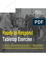 Ready To Respond Tabletop Exercise