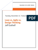 Lean vs. Agile vs. Design Thinking Jeff Gothelf