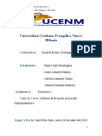 Informe de Exposicion Emprendimiento Grupo 3