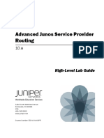 Advanced Junos Service Provider Routing: High-Level Lab Guide