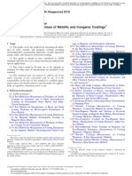 Measuring Thickness of Metallic and Inorganic Coatings: Standard Guide For